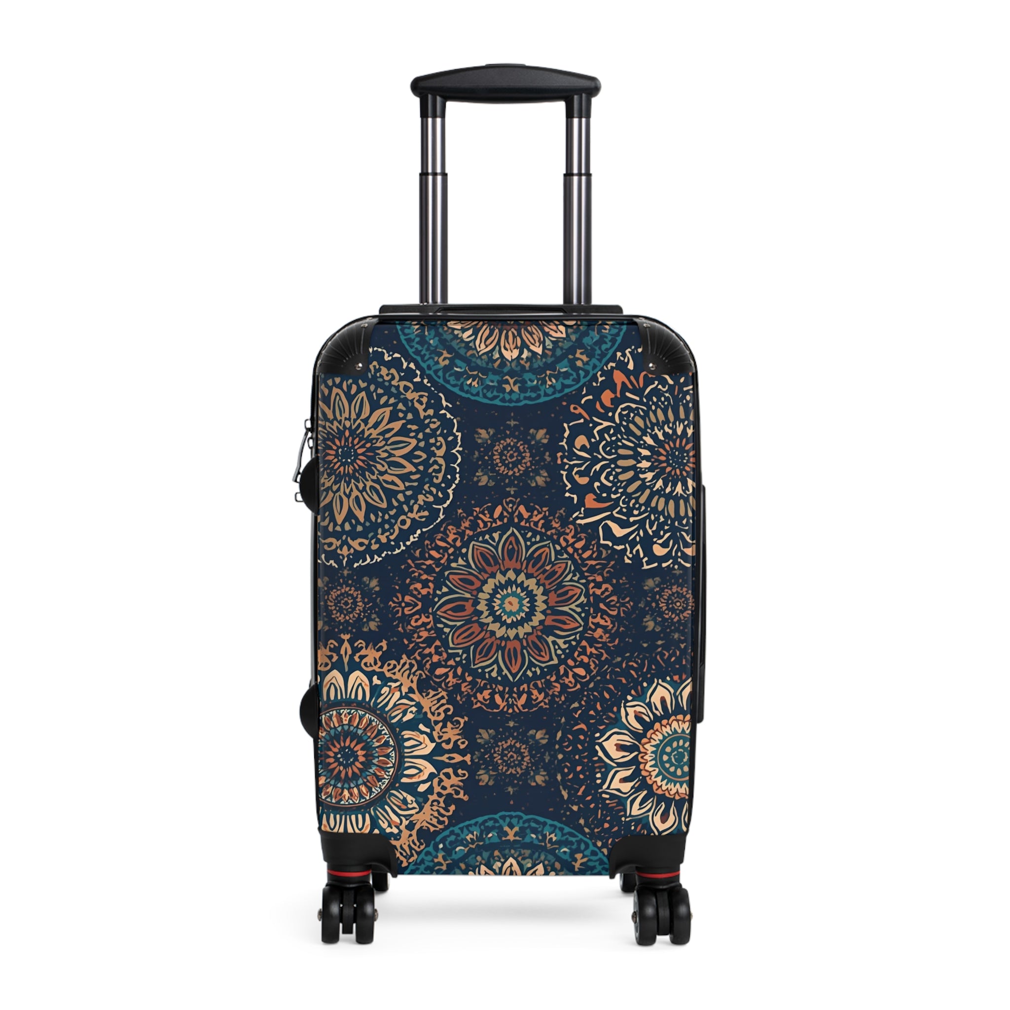 Boho Travel Suitcase Rosetta Creative Mandala Carry On - Rosetta Creative Boutique